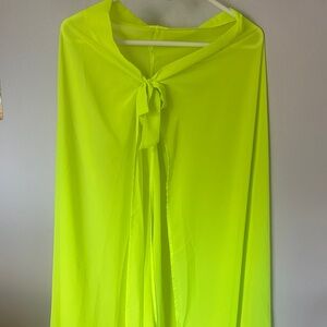 Vibrant Yellow Women's Cape